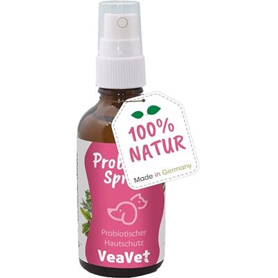 cdVet Naturprodukter VeaVet Probiotic-Spray 20 ml – hund, katt – skötselbe – vid svamp- och krusiga hudstationer – skydd – Sträckt + sår hud – bakterier – hälsosam – välbefinnande – cdVet Naturprodukter VeaVet Probiotic-Spray 20 ml – hund, katt – skötselbe – vid svamp- och krusiga hudstationer – skydd – Sträckt + sår hud – bakterier – hälsosam – välbefinnande –