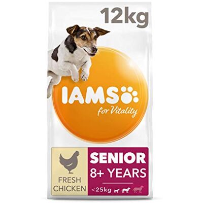 IAMS för Vitalitet Senior & Mogen Små & Medelstora Hundar - Kyckling 12kg IAMS för Vitalitet Senior & Mogen Små & Medelstora Hundar - Kyckling 12kg