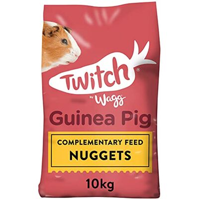 Wagg Twitch marsvinsfoder, 10 kg, kompletterande fodernuggets Wagg Twitch marsvinsfoder, 10 kg, kompletterande fodernuggets