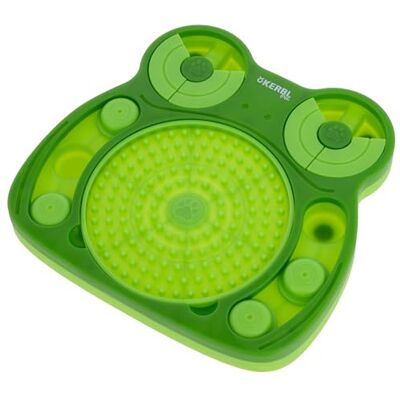 Kerbl Pet Tänkande Och Lärande Leksak Frog, Hundleksak, Hundleksak För Inlärning, Grön, 24.5 X 23.5 X 3 Cm, Polypropen, Hundar, Kan Fyllas, Lätt Att Rengöra Kerbl Pet Tänkande Och Lärande Leksak Frog, Hundleksak, Hundleksak För Inlärning, Grön, 24.5 X 23.5 X 3 Cm, Polypropen, Hundar, Kan Fyllas, Lätt Att Rengöra