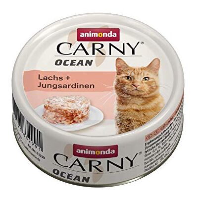 ANIMONDA Carny Ocean - Fisk, Lax & Sardiner - Konservmat för katter ANIMONDA Carny Ocean - Fisk, Lax & Sardiner - Konservmat för katter