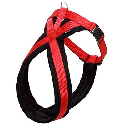 Karlie Art Sportiv Plus porslin kors, 25 mm 58–70 cm, svart/röd Karlie Art Sportiv Plus porslin kors, 25 mm 58–70 cm, svart/röd