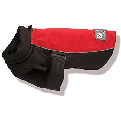 Danish Design Dansk design röd sport lyxig hundkappa, 12 Inch, Röd Danish Design Dansk design röd sport lyxig hundkappa, 12 Inch, Röd