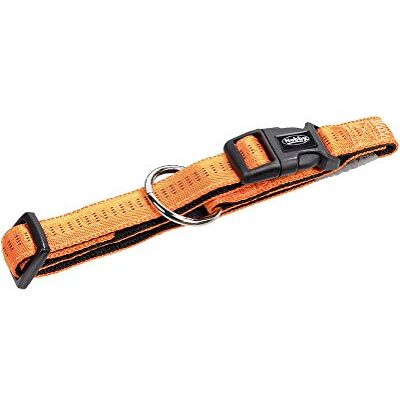Nobby Hundhalsband Soft Grip - Justerbar Nylon, Orange - Hundhalsband Nobby Hundhalsband Soft Grip - Justerbar Nylon, Orange - Hundhalsband