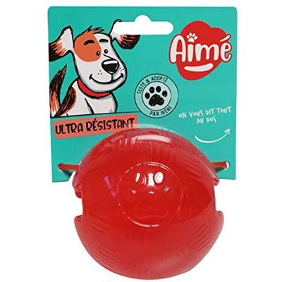 Aimé Gillar leksak lek stark boll 8 cm för hundar Aimé Gillar leksak lek stark boll 8 cm för hundar