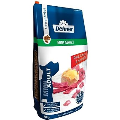 Dehner Premium hundkoja mini vuxen, nötning och lam med potatis, 8 kg Dehner Premium hundkoja mini vuxen, nötning och lam med potatis, 8 kg