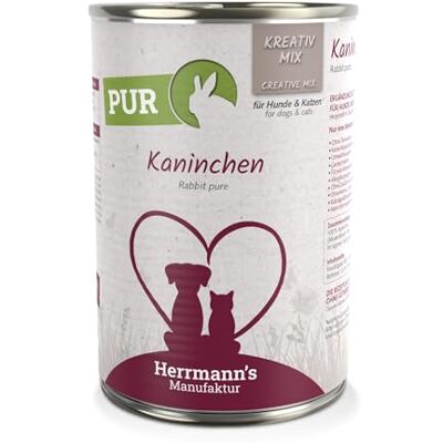 Herrmanns Utvalda Råkött Kanin - Hundmat Herrmanns Utvalda Råkött Kanin - Hundmat