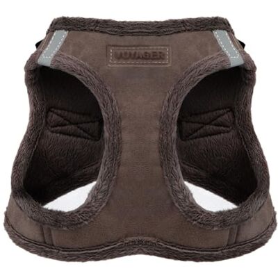 Best Pet Supplies Voyager Step-in-hundsele i plysch – mjuk plysch, step-in-väst sele för små och medelstora hundar av – chokladmocka, S (bröst: 37,8–40,6 cm) Best Pet Supplies Voyager Step-in-hundsele i plysch – mjuk plysch, step-in-väst sele för små och medelstora hundar av – chokladmocka, S (bröst: 37,8–40,6 cm)
