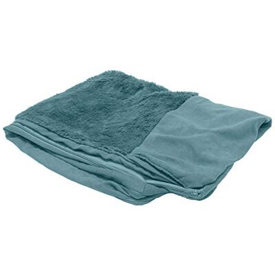 Furhaven Husdjur hund säng skydd Ultra plysch fuskpäls & mocka traditionell soffa stil vardagsrum soffa husdjur säng ersättning skydd för hundar och katter, djup pool, medium Furhaven Husdjur hund säng skydd Ultra plysch fuskpäls & mocka traditionell soffa stil vardagsrum soffa husdjur säng ersättning skydd för hundar och katter, djup pool, medium