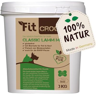 cdVet Fit-Crock hundfoder torr klassisk lamm mini 3 kg, går ej sönder cdVet Fit-Crock hundfoder torr klassisk lamm mini 3 kg, går ej sönder