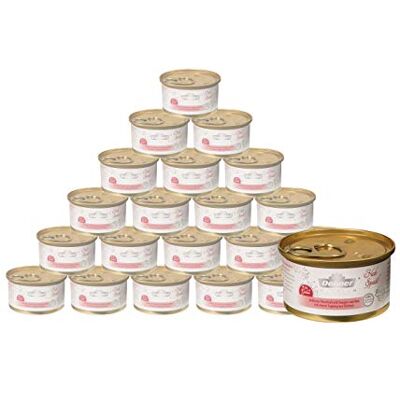 Dehner Premium Lovely Kompletterande kattfoder vuxen tonfisk och havsgräs med räkor, 24 x 85 g (2 kg) Dehner Premium Lovely Kompletterande kattfoder vuxen tonfisk och havsgräs med räkor, 24 x 85 g (2 kg)