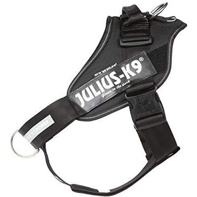 Julius-K9 , IDC Powerseleness, hundsele med främre kontroll Y-bälte, storlek: XL/2, svart Julius-K9 , IDC Powerseleness, hundsele med främre kontroll Y-bälte, storlek: XL/2, svart
