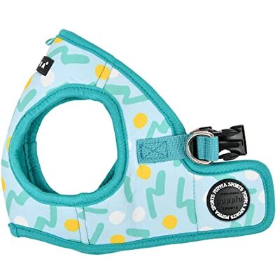Puppia FETE Step-in väst hundsele ingen kvävning ingen dragning promenader träning för liten och medium hund – aqua – M Puppia FETE Step-in väst hundsele ingen kvävning ingen dragning promenader träning för liten och medium hund – aqua – M