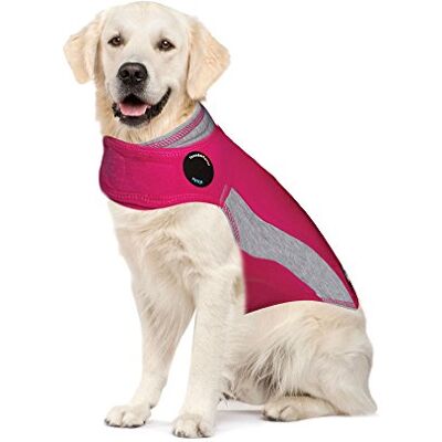 Thundershirt , hundkläder, jacka, lugnande väst för hund, rosa, X Large 29,5-49,9 kg (65-110 pund) Thundershirt , hundkläder, jacka, lugnande väst för hund, rosa, X Large 29,5-49,9 kg (65-110 pund)
