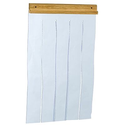 Ferplast Dörrgardin för hundkojan modell DOMUS MAXI, dörr för utomhushudor, transparenta PVC-lameller, vattentät, skydd mot vind och kyla, 40,5 x 69 cm Ferplast Dörrgardin för hundkojan modell DOMUS MAXI, dörr för utomhushudor, transparenta PVC-lameller, vattentät, skydd mot vind och kyla, 40,5 x 69 cm