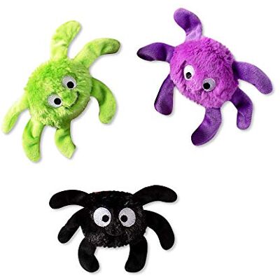 Fringe Studio, Creepy CRAWLY Spiders, Small Plush Dog Toy 3PCS Set, PetShop Collection (289479) Fringe Studio, Creepy CRAWLY Spiders, Small Plush Dog Toy 3PCS Set, PetShop Collection (289479)