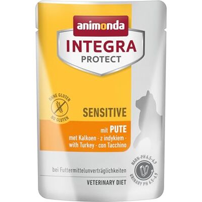 Animonda Integra Protect katt känslig diet, kattmat, våtfoder för foderallergi, med kalkon, 24 x 85 g Animonda Integra Protect katt känslig diet, kattmat, våtfoder för foderallergi, med kalkon, 24 x 85 g