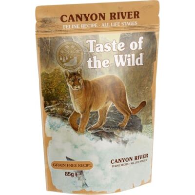 Taste of the Wild Matta Feline Canyon River Chunks IN Gravy Pouch 12 x 85 GR Taste of the Wild Matta Feline Canyon River Chunks IN Gravy Pouch 12 x 85 GR