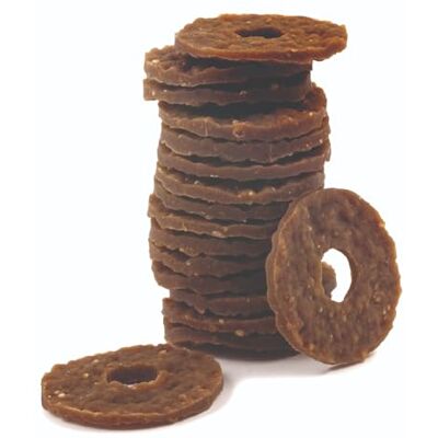 PetSafe Busy Buddy tuggringar av råhud för hundar, lämplig för snackringar leksaker från , storlek B, 16 stycken PetSafe Busy Buddy tuggringar av råhud för hundar, lämplig för snackringar leksaker från , storlek B, 16 stycken