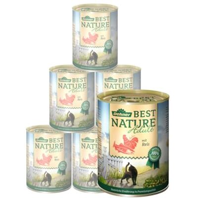 Dehner Best Nature Blötfoder, 400 g, Paket med 6 Dehner Best Nature Blötfoder, 400 g, Paket med 6