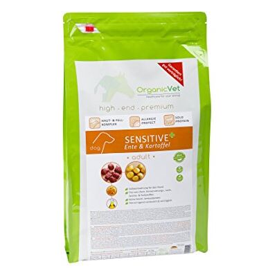 ORGANICVET hund torrfoder Sensitive + matrisfri anka och potatis, 1-pack (1 x 5 kg) ORGANICVET hund torrfoder Sensitive + matrisfri anka och potatis, 1-pack (1 x 5 kg)