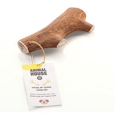 Animal House Renhorn för hundar 100% naturligt tuggmedel Stärker munhygien Hållbar och hållbar Finns i alla storlekar Grymhetsfri (XL) Animal House Renhorn för hundar 100% naturligt tuggmedel Stärker munhygien Hållbar och hållbar Finns i alla storlekar Grymhetsfri (XL)
