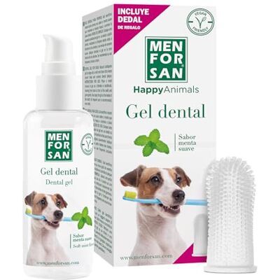 Menforsan tandgel för hundar 60 ml, mintsmak, inklusive presenthatt Menforsan tandgel för hundar 60 ml, mintsmak, inklusive presenthatt