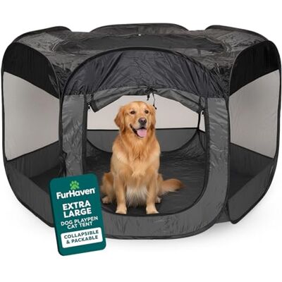 Furhaven Hundkoja - Hopfälligt hundtält - Grå - Extra stor Furhaven Hundkoja - Hopfälligt hundtält - Grå - Extra stor