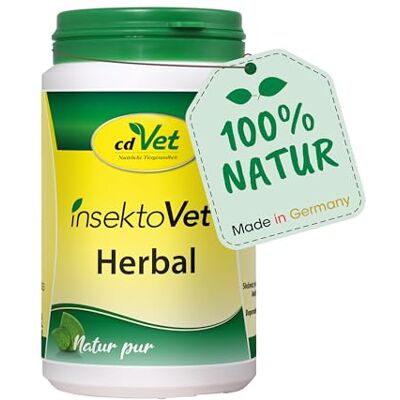 cdVet InsektoVet Herbal 100 g – naturliga kosttillskott för hundar med vitaminer, mineraler och spårämnen för att stödja hudmetabolism och försvarsfunktion i huden cdVet InsektoVet Herbal 100 g – naturliga kosttillskott för hundar med vitaminer, mineraler och spårämnen för att stödja hudmetabolism och försvarsfunktion i huden