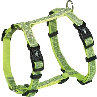 Nobby 52067-24 sele full reflect gul L-XL: Hals: 50–66 cm, bröstomfång: 63–90 cm, B: 25 mm Nobby 52067-24 sele full reflect gul L-XL: Hals: 50–66 cm, bröstomfång: 63–90 cm, B: 25 mm