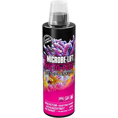 ARKA Microbe-Lift Phyto-Plus Växtbaserat Foderplankton för Koraller och Lägre Djur i Havsvattnet Akvarium, Högkoncentrerad, 473 ml ARKA Microbe-Lift Phyto-Plus Växtbaserat Foderplankton för Koraller och Lägre Djur i Havsvattnet Akvarium, Högkoncentrerad, 473 ml