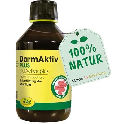 cdVet naturliga produkter DarmAktiv plus 250 ml – hund, katt – kompletteringsfoder – stärkning av immunsyteet – stöd för tarmfloran – bekämpning av sjukdomsagor – hälsa cdVet naturliga produkter DarmAktiv plus 250 ml – hund, katt – kompletteringsfoder – stärkning av immunsyteet – stöd för tarmfloran – bekämpning av sjukdomsagor – hälsa