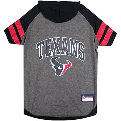 Pets First Houston Texans huvtröja t-shirt, Medium, Svart Pets First Houston Texans huvtröja t-shirt, Medium, Svart