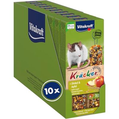 Vitakraft Råttor kräcker majs och frukt, 10-pack (10 x 160 g) Vitakraft Råttor kräcker majs och frukt, 10-pack (10 x 160 g)