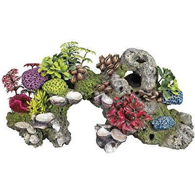Nobby Aqua Ornaments KORALLE med VÄXTER - Akvariedekoration Nobby Aqua Ornaments KORALLE med VÄXTER - Akvariedekoration