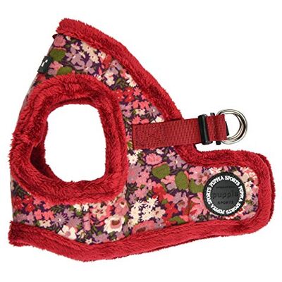 Puppia Hundsele för små och medelstora hundar – GIANNI HARNESS B – justerbar och bekväm, vinröd, XL Puppia Hundsele för små och medelstora hundar – GIANNI HARNESS B – justerbar och bekväm, vinröd, XL