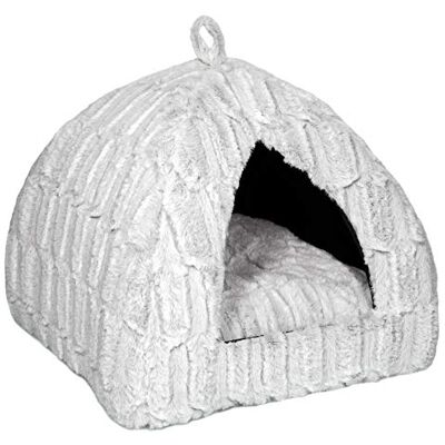 Petface Lyxig bambu plysch katt Igloo säng Petface Lyxig bambu plysch katt Igloo säng