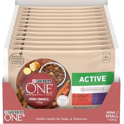PURINA ONE Aktiv fuktig hundnötkött och anka i sås, flerpack, 48 x 85 gram kuvert PURINA ONE Aktiv fuktig hundnötkött och anka i sås, flerpack, 48 x 85 gram kuvert