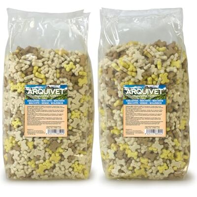 Arquivet 2-pack mini vaniljbenkakor – 2,50 kg – mellanmål för hundar Arquivet 2-pack mini vaniljbenkakor – 2,50 kg – mellanmål för hundar