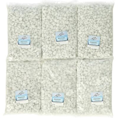Dehner Aqua Aquarienkies Carrara, prydnadsföremål, 6 x 2,5 kg (15 kg), vit Dehner Aqua Aquarienkies Carrara, prydnadsföremål, 6 x 2,5 kg (15 kg), vit