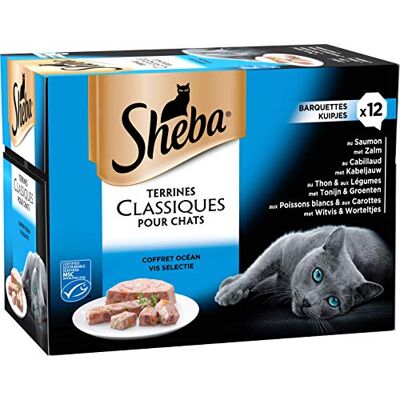 Sheba Klassisk Katt Pâté Ocean 72 Skålar Sheba Klassisk Katt Pâté Ocean 72 Skålar