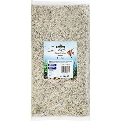 Dehner Aqua akvariegrus, korn 2–4 mm, 5 kg, vit Dehner Aqua akvariegrus, korn 2–4 mm, 5 kg, vit