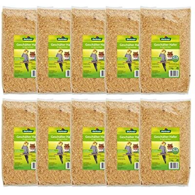 Dehner Skalad havre, 10 x 1 kg (10 kg) Dehner Skalad havre, 10 x 1 kg (10 kg)