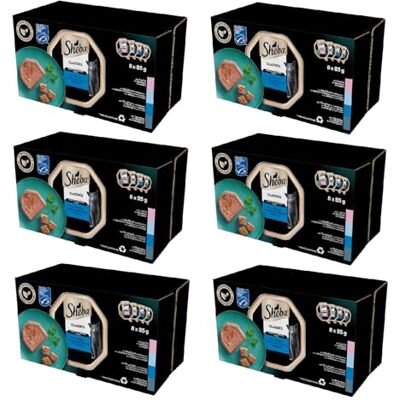 Sheba Classics multipack skål fisk variation i paté MSC 4 x 12 x 85 g Sheba Classics multipack skål fisk variation i paté MSC 4 x 12 x 85 g
