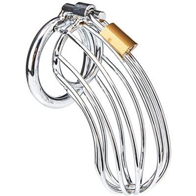 The Bondage Locker Manlig kyskhetsanordning med lätt bur The Bondage Locker Manlig kyskhetsanordning med lätt bur