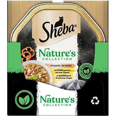 Sheba Skal våt mat för katter Nature's Collection i sås med kyckling 2 x 11 x 85 g Sheba Skal våt mat för katter Nature's Collection i sås med kyckling 2 x 11 x 85 g