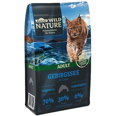 Dehner Wild Nature kattmat bergshav, torrfoder spannmålsfri/sockerfri, för vuxna katter, lax, 1,5 kg Dehner Wild Nature kattmat bergshav, torrfoder spannmålsfri/sockerfri, för vuxna katter, lax, 1,5 kg