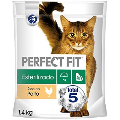PERFECT FIT Naturligt foder för vuxna katter Kyckling Smak (5 påsar x 1,4kg) PERFECT FIT Naturligt foder för vuxna katter Kyckling Smak (5 påsar x 1,4kg)