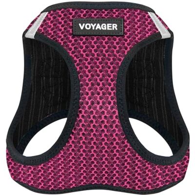 Best Pet Supplies Voyager Step-In Air hundsele – allvädersnät för små och medelstora hundar – sele (fuchsia, två ton), XL Best Pet Supplies Voyager Step-In Air hundsele – allvädersnät för små och medelstora hundar – sele (fuchsia, två ton), XL
