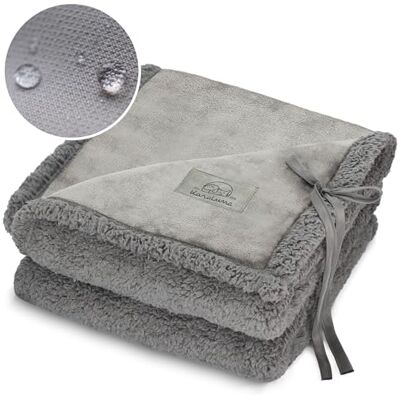 KaraLuna Vattentät hundfilt 100 x 150 cm I tvättbar I Husdjursfilt för resor i bil, soffa eller soffa I utomhusfilt hund, vilofilt bärbar KaraLuna Vattentät hundfilt 100 x 150 cm I tvättbar I Husdjursfilt för resor i bil, soffa eller soffa I utomhusfilt hund, vilofilt bärbar